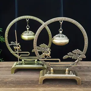 Fortune, Wealth, Longevity Incense Burner, Ruyi Hanging Incense Burner, Sandalwood, Indoor Hanging Incense Burner Ornament