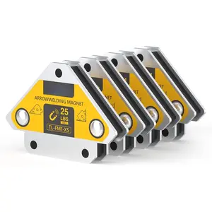 Arrow Welding Magnets 4pcs 25 LB Strong Hold Magnetic Welding Holder Welder Magnet Set Welding Accessories