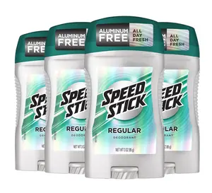 Speed Stick Men's Deodorant, Regular, 3 Ounce, 4 Pack