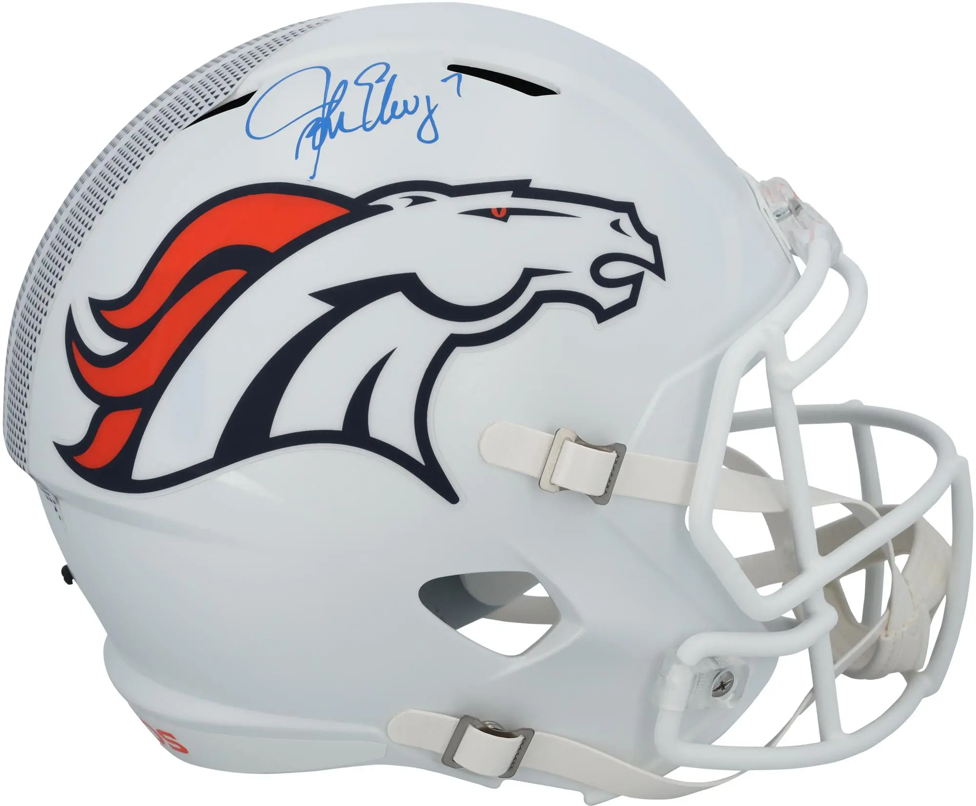 John Elway Denver Broncos Autographed Riddell 2024 Alternate Speed Replica Helmet - Fanatics Authentic Certified
