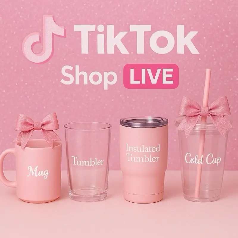 TikTok shop LIVE cups TikTok shop LIVE cups