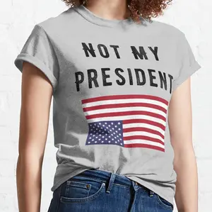 Not My President With Under Duress Flag Classic T-Shirt