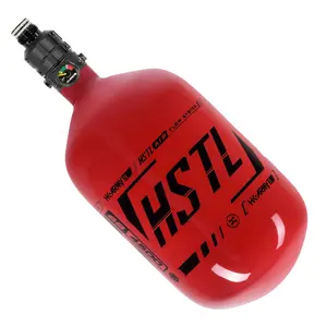 HSTL® - Carbon Fiber Tank - PRO Reg - 68ci / 4500psi - Red/Black
