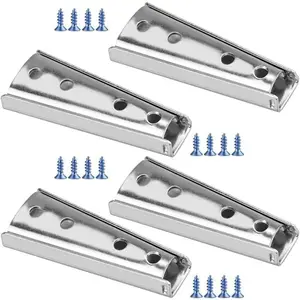 4 Sets Furniture connectors, Diagonal Bolts, Sofa Fixing Bolts, Furniture Hardware Accessories, Sofa Buckle, Sofa Latch, Sectional Sofa Connector, Bed Frame Accessories(Length 120MM)