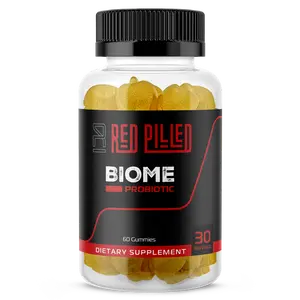 Redpilled Supplements Biome - Probiotic - 60 Gummies - 30 Servings