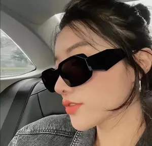Trendy Chunky Square Sunglasses for Women & Men - Retro Thick Frame UV