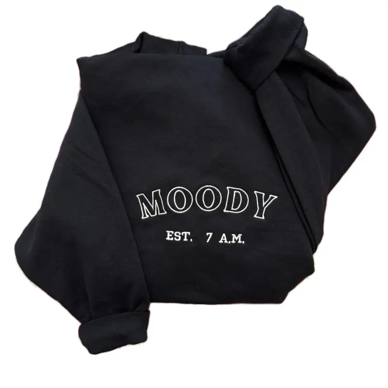Moody Established 7A.M. Embroidered Unisex Sweatshirt