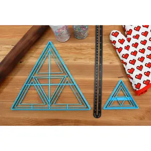 XL 12 Inch Triforce Cookie Cutter - Zelda Large Cookies