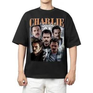 Retro Charlie Swan Graphic Shirt, Charlie Swan Homage Graphic Unisex Tshirt, Bootleg Retro 90's Twilight Fans Gift, Twilight Shirt Comfort Cotton Fit Top