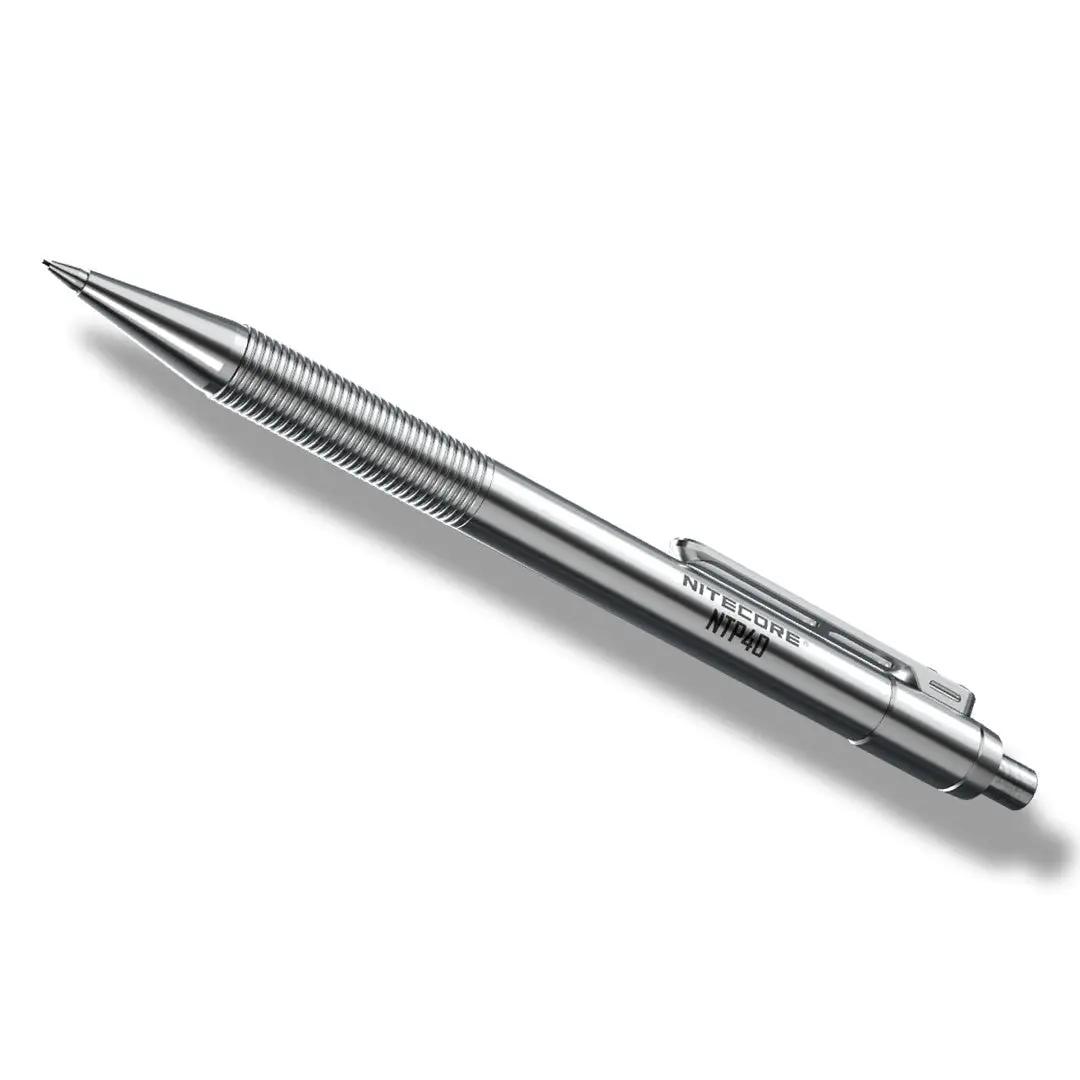 Nitecore NTP40 Titanium Alloy Mechanical Pencil - Mechanical Drawing Pencils, Smooth Writing Pens, Art Supply for Office, School Use