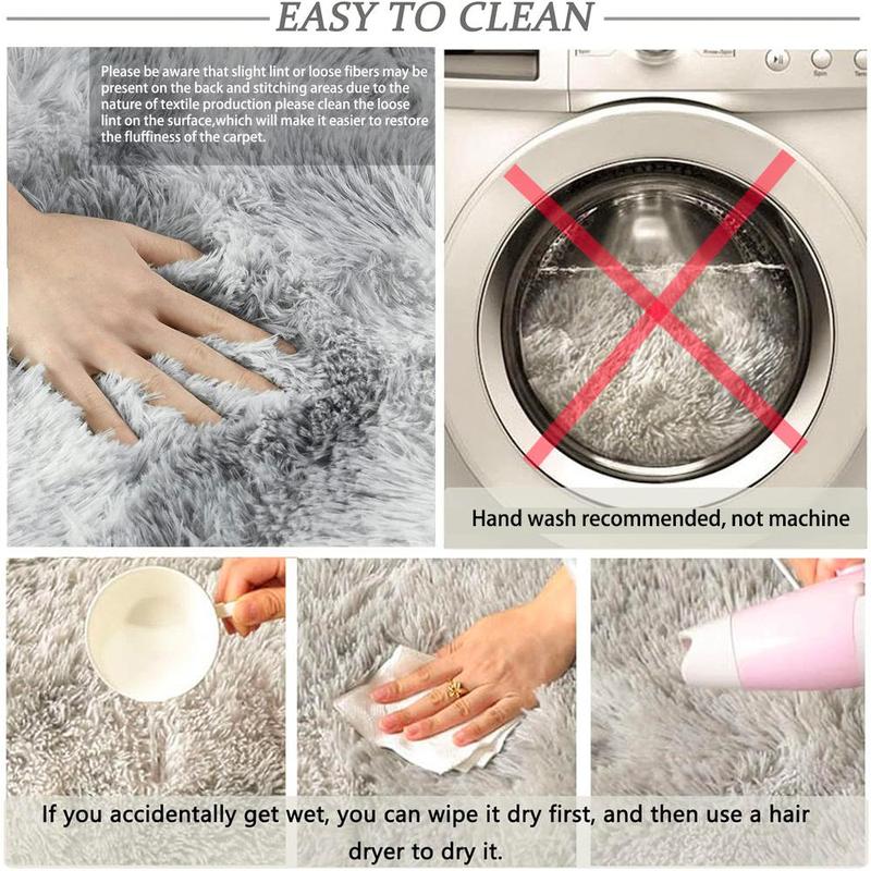 Shag Area Rugs for Bedroom Living Room, Ultra Soft Fluffy Area Rugs for Dorm, Indoor Carpet Nursery Rugs for Kids' Room & Home Decor, Shaggy Area Rug