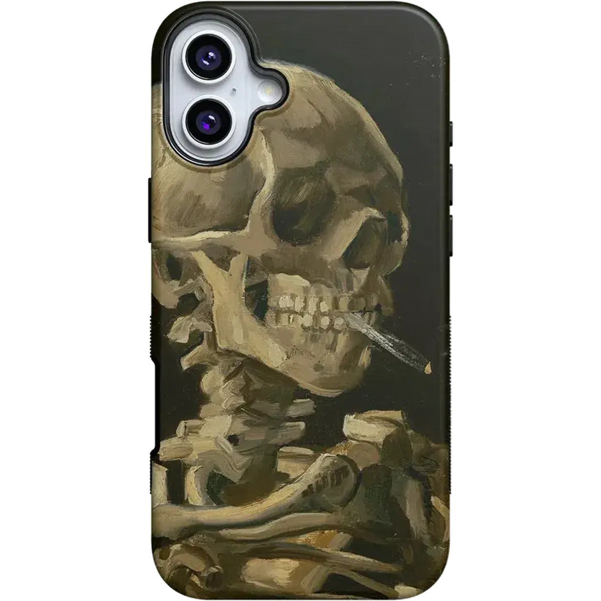 Casely iPhone 16 Plus Case | Van Gogh Museum | Skull of a Skeleton | Bold Protective Design | Compatible with MagSafe