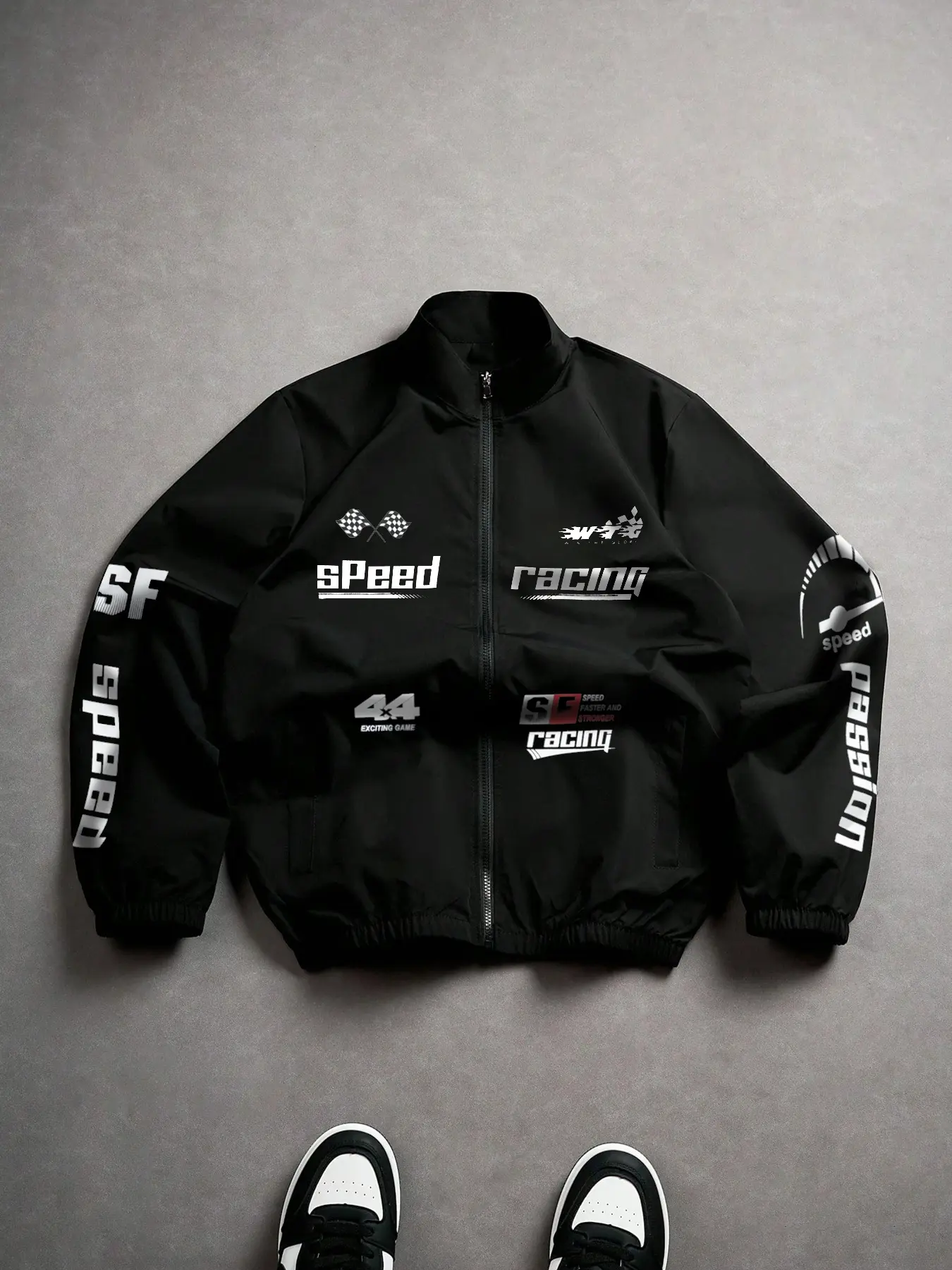 1 Piece Men's Fashion Outdoor Jacket, Stylish Sports Trendy Design, Eco-Friendly Breathable Fabric, Windproof & Moisture-Wicking, Daily Commuting & Sports Enthusiasts, Outdoor Zipper Jacket, Athlete Jackets
