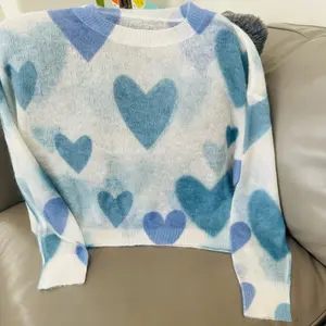 Wool mohair pullover