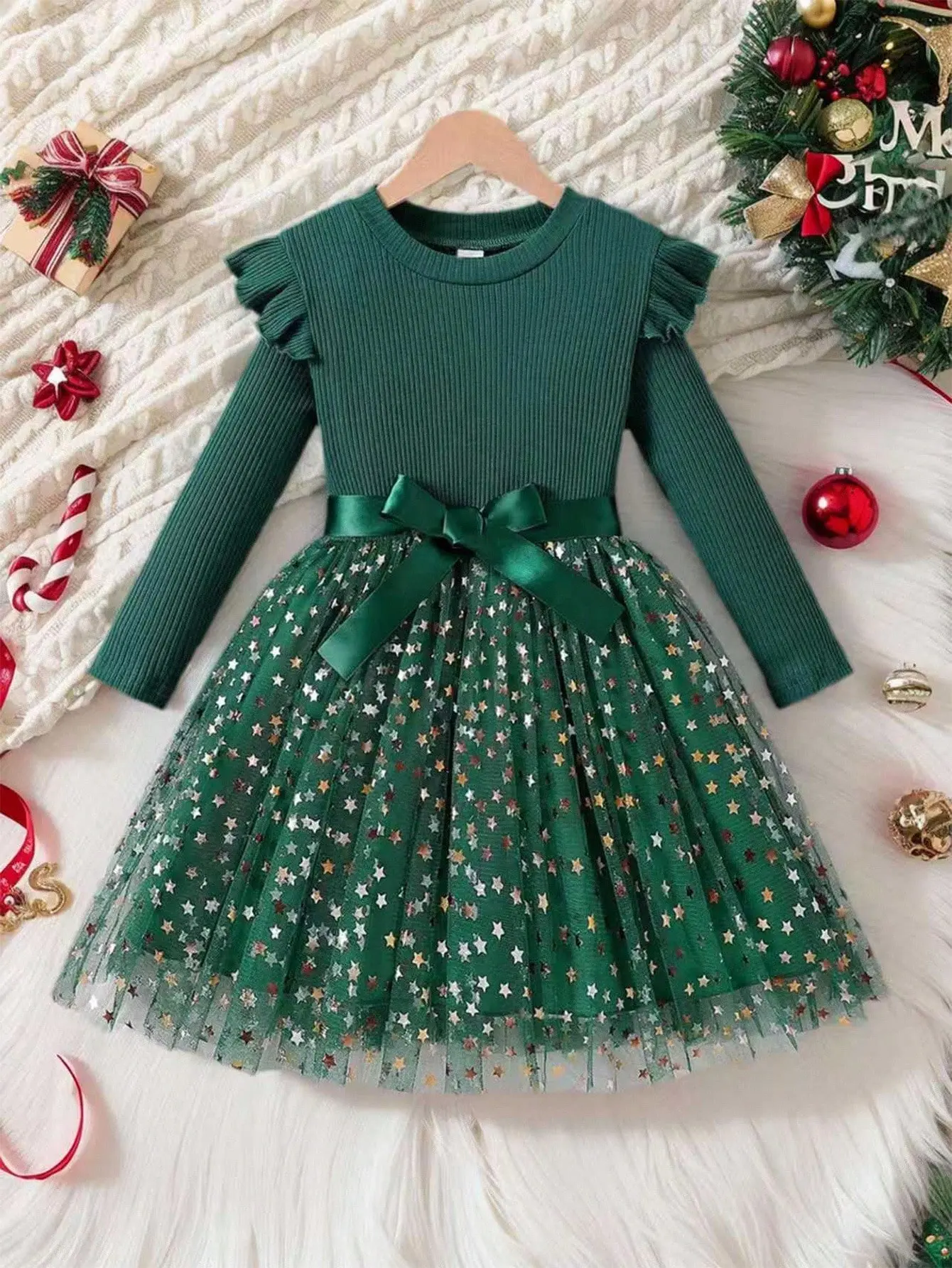 Girls' Short-Sleeved Dresses