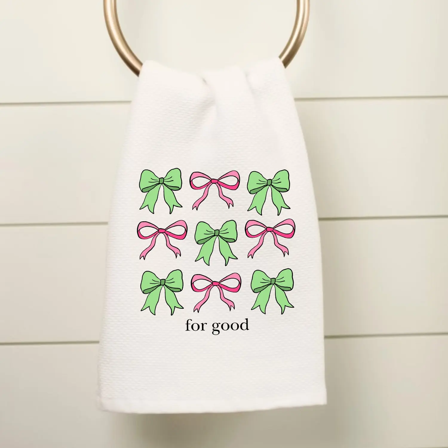 Full Color Wicked Inspired Kitchen Towel - For Good