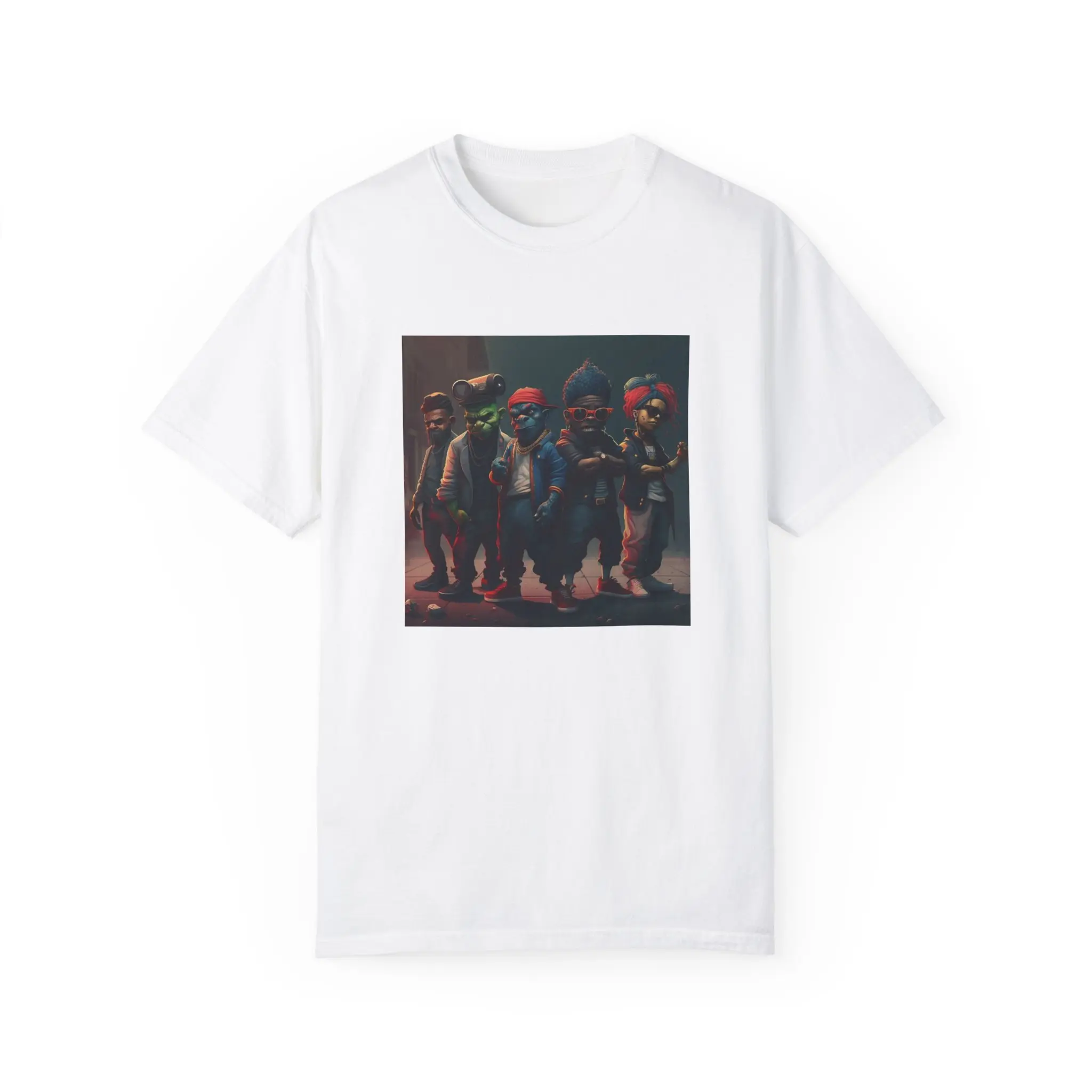 Gangster Trolls Unisex Garment-Dyed T-shirt graphic tees