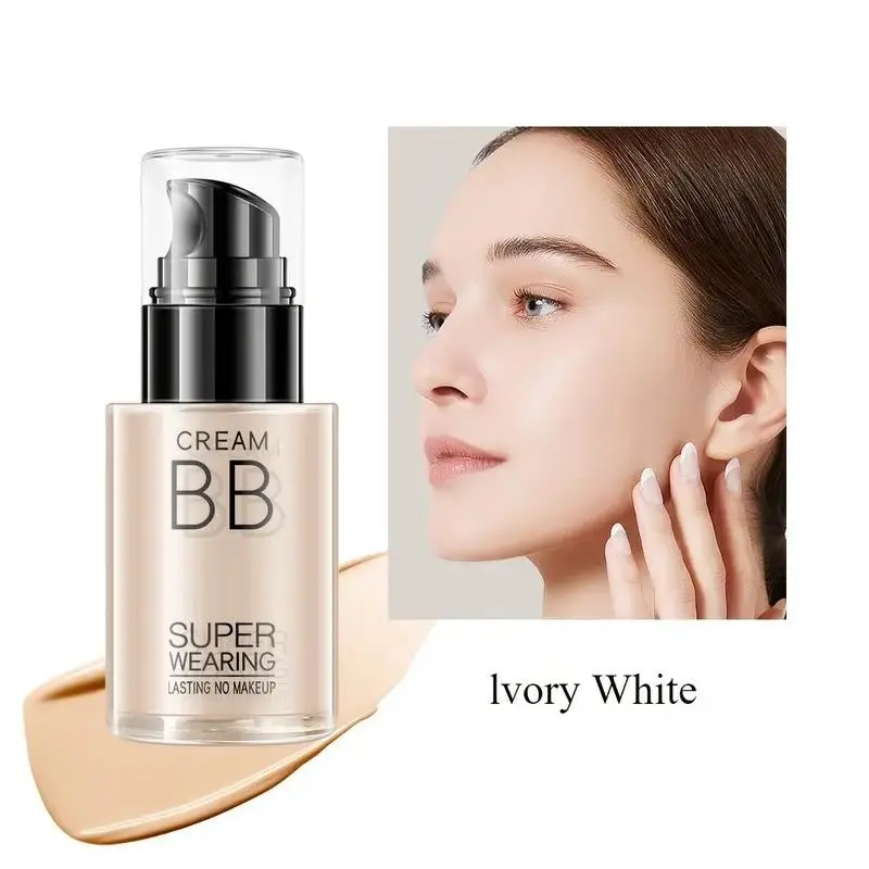 Clear and Soft Light Concealer Foundation Premium BB Cream - A creamy and silky texture, full coverage concealer, natural matte finish, sweat-resistant, covers dark circles and blemishes, creates a delicate and flawless base, suitable for all skin types
