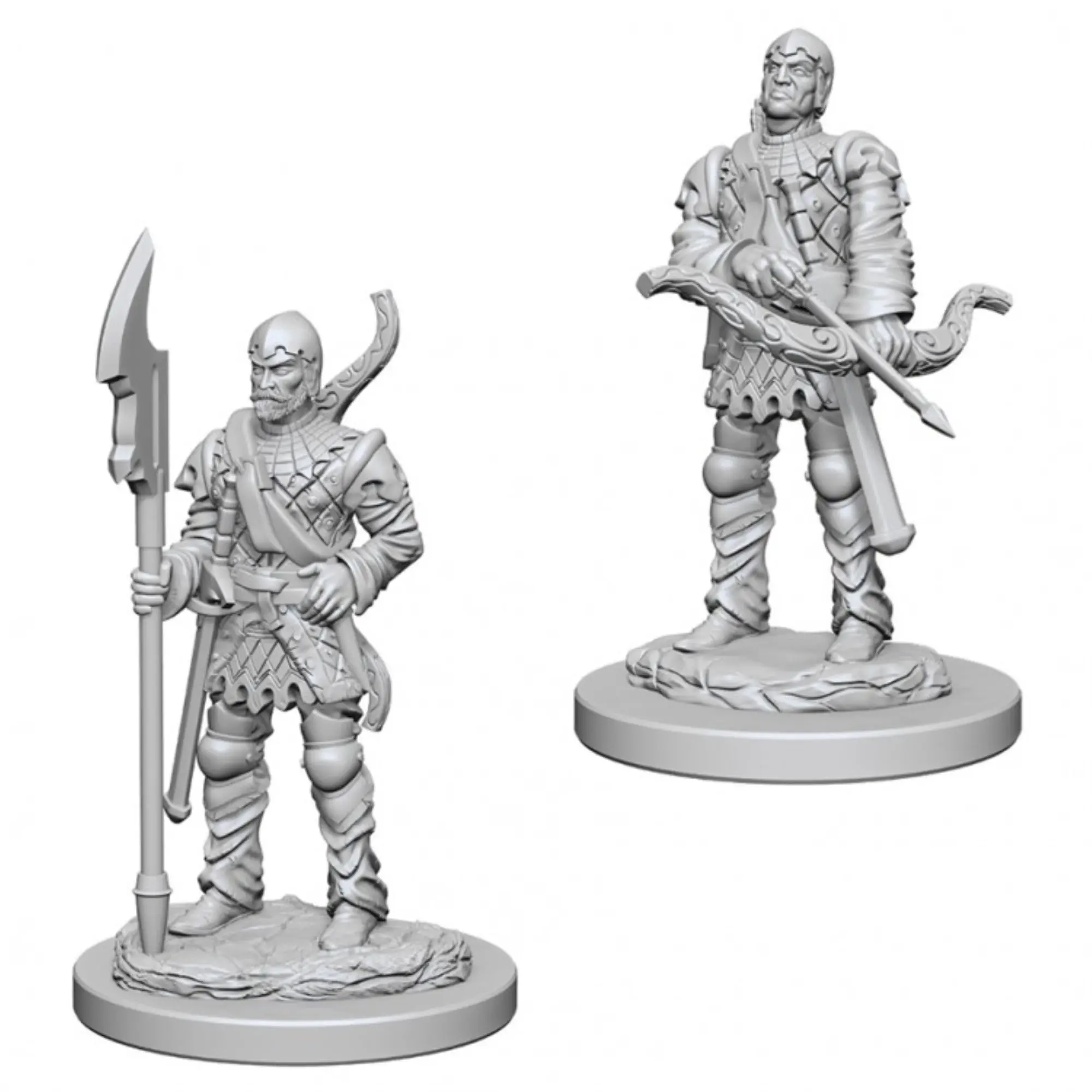 Wizkids WZK72583 Pathfinder Deep Cuts Plastic Town Guards Miniatures, Wave 4