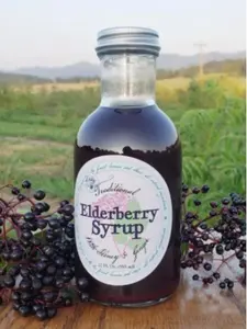Homegrown Elderberry Syrup - 12 OZ Flavor Homegrown Elderberry Syrup - 12 OZ Flavor