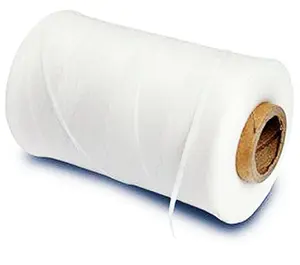 250 yards, Wax Lacing Cord Nylon, White 0.121" for Binding Wiring Harnesses