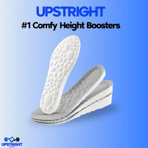Upstright Comfy Height boosters insoles, comfy shoe Insoles for Men Women, Heavy Duty Support insoles, insole Pain Relief, Comfortable insoles, height increase insoles
