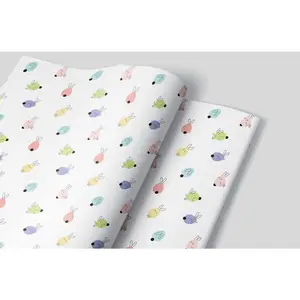 Rainbow Sun Easter Bunny Wrapping Paper - Set of 3 Sheets
