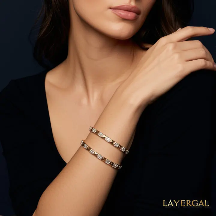 LG114 Stealth Facet Bangle hand made fashion jewelery LG114 Stealth Facet Bangle hand made fashion jewelery