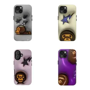 Bape Milo 3D Combo phone Cases For iPhone 12,13,14,15,16,17 Promax Pro Plus,It's a great gift for a good friend,gift for him for her Best Gift