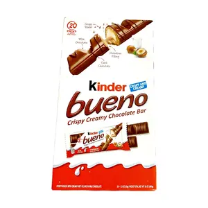 KINDER BUENO CRISPY CREAMY CHOCOLATE BAR 20 PACKS 2 BARS PER PACK