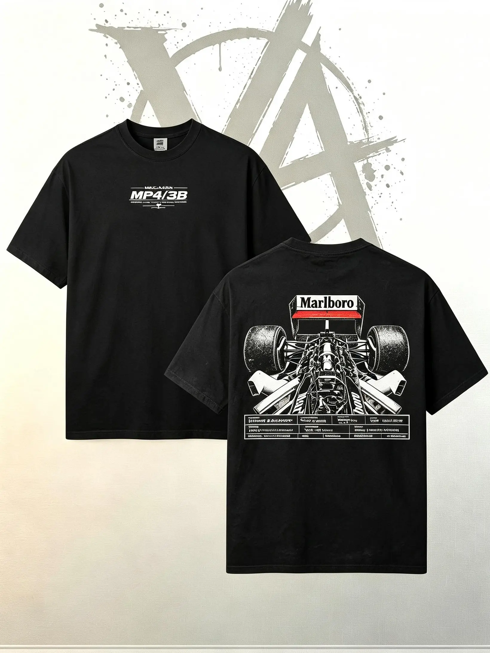 [AVT]supercar F1 MP4 illustration Car T-shirt | Retro Senna Racing Graphic,Mechanic Tee,vintage drift car style,muscle car guy meet part lover,casual regular fit car merch,high-performance equipment tee,off-road fan gift,funny student shirts gym
