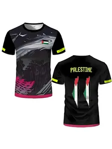 trending clothes fast shipping items,2026 New Palestine Football T-Shirt, Summer Unisex Soccer Jersey, Casual Short Sleeve Fitted Tee, All Seasons Gift Wholesale,fast shipping items