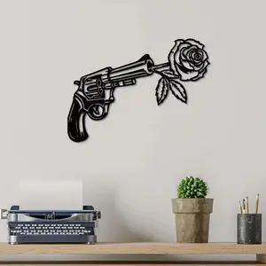 CIFbuy Metal Wall Art Decor Artistic Geometric Cutout Bedroom Living Room Christmas Gift Home Decoration