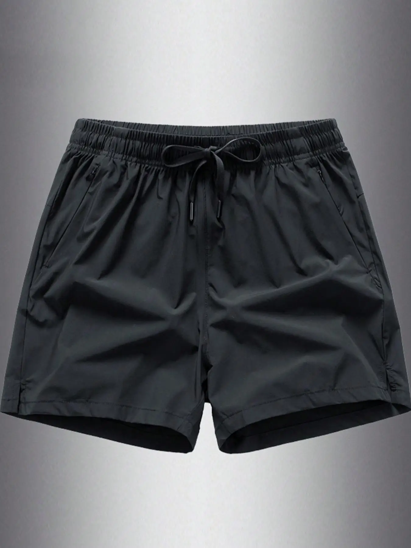 Men's Letter Print Drawstring Shorts, Regular Fit Casual Elastic Waist Bottoms for Summer, Men's Clothes for Daily Wear