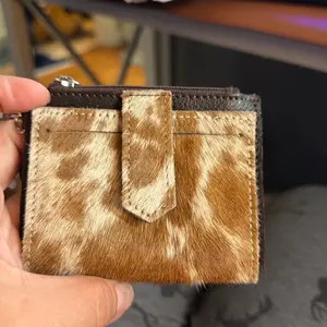 Brown card wallet