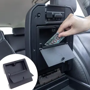Center Console Hidden Box Organizer Compatible with 2016-2021 2022 2023 Toyota Tacoma Accessories Armrest Hidden Storage Box Secret Compartment Press to Open and Close (Patent Design)