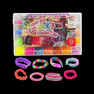 Set Rubber Band Making Kit, Intellectual Development Toy For Weaving Bracelets, Jewely Handmade Accesauries