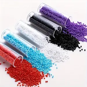 Smooth beads - Round beads are used in jewelry making, DIY handicrafts, handmade bead materials, bright bead colors, handmade accessories, DIY Mix Beads