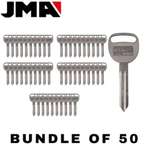 50 X JMA - B106 - P1115 - GM - Metal Key Blank (JMA GM-37) (BUNDLE OF 50)