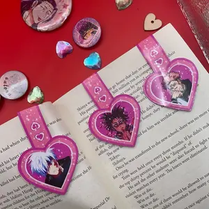 Jjk Anime Men Magnetic Bookmark Heart Vinyl Stickers Stickers