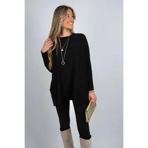 Totally Smitten Sweater (Black)