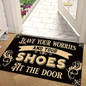 Distinctive Design Doormat, Non-Slip Welcome Entrance Carpet, Indoor Home Decor Mat for Relieving Entry Worries, Distinctive Design Doormats