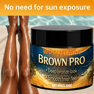 Deep Moisturizing Bronze Lotion with Cocoa Butter, Coconut Oil, Walnut Oil, Sunless Tan, Long-Lasting, Hydrating, No Odor, Smooth