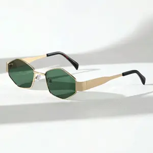 Retro Diamond-Shaped Unisex Sunglasses - PC Full-Rim Lightweight Metal Frame, UV-Protection Gradient Lens, Anti-Glare Eyewear for Outdoor, Driving, Uv Protection Lens