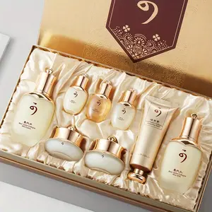 8PCS Deer Antler Collagen Skincare Set Firming & Hydrating Facial Care Kit for Smooth Radiant Skin