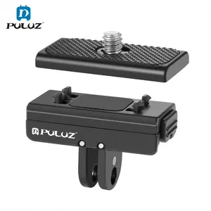 PULUZ Magnetic Quick Release Base Mount, Action Camera Base Fixing Bracket & Clip, Camera Accessories for Insta 360 Ace/Ace Pro/X3/One X2/X4/One X, for GoPro HERO 12