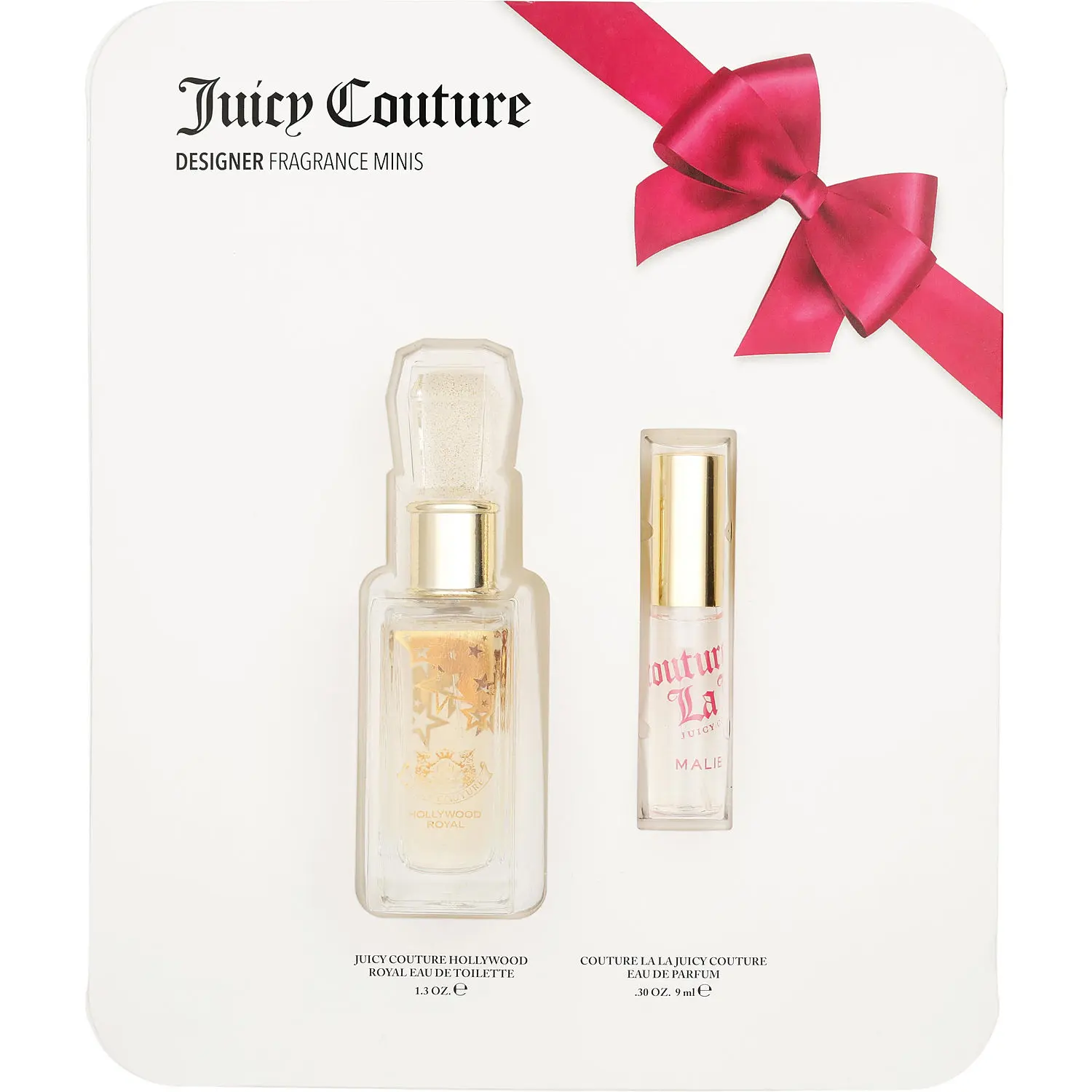 Juicy Couture Variety Set-2 Piece Womens Variety Juicy Couture Hollywood Royal Edt Spray 1.3 Oz & Couture La La Malibu Juicy Couture 0.30 Oz Mini For Women