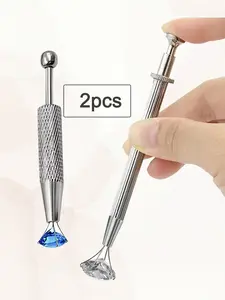 Professional Piercing Ball Grabber Tool, Stainless Steel Jewelry Picker, Threaded Design, Versatile Use, Easy Grip for Small Beads & Gems, Septum Nose Ear Lip Removal, Body Piercing Jewelry