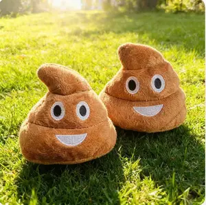 Funny Farting Poop Plush Toy  ,Squeaky Sound Plush – Hilarious Interactive Toy for Dogs & Pets