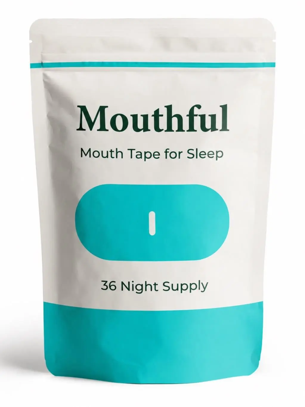 Mouthful Breathable Mouth Tape | 36 Night Supply | Vertical Breathing Strips